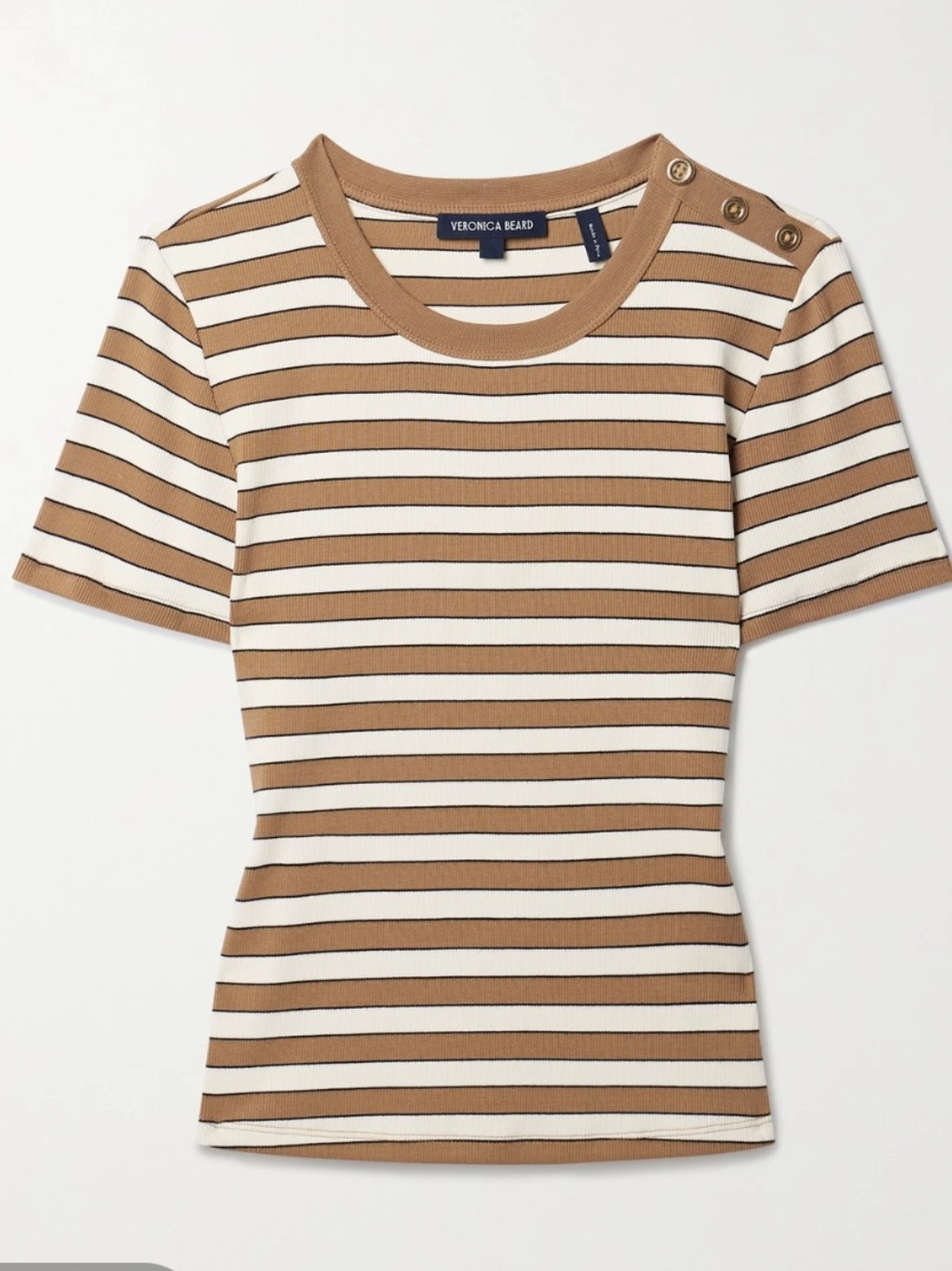 Veronica Beard Draya Striped Tee
